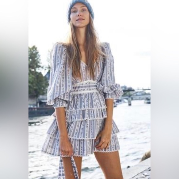 LoveShackfancy Astor ruffle dress vintage style - Picture 3 of 10